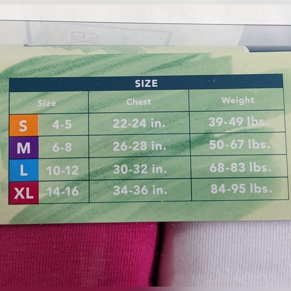 Girls 2 Pack Camisoles, Hot Pink & White, Premium Cotton Blend, Size L(10-12) - Picture 3 of 3